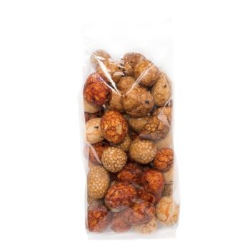 Pindabollen - rijstzoutjes 