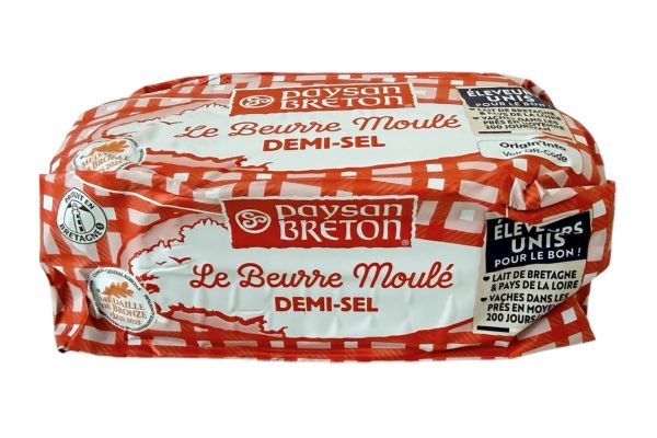 Le Beurre Moulé Boter Demi Sel – Paysan Breton – 500G