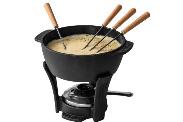 Fondueset Party Pro - Luxe gietijzeren kaasfondue- 1,1 L