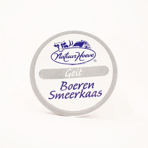 Boeren smeerkaas geit