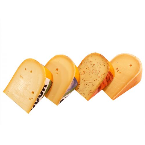 4 stukken Goudse kaas in het Goudse kaaspakket
