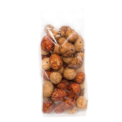 Pindabollen - rijstzoutjes 
