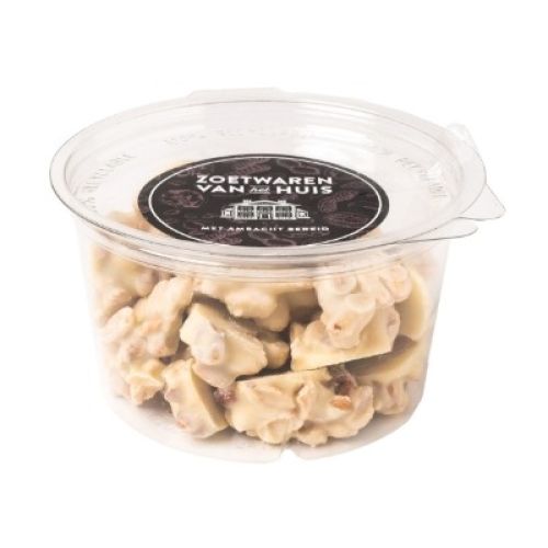 Pindarotsen met witte chocolade en knapperige pinda’s